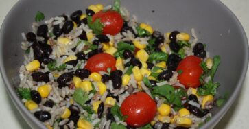 Black bean and corn salad