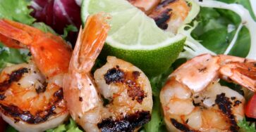 Grilled shrimp