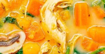 Delicious Sweet Potato Chicken Soup