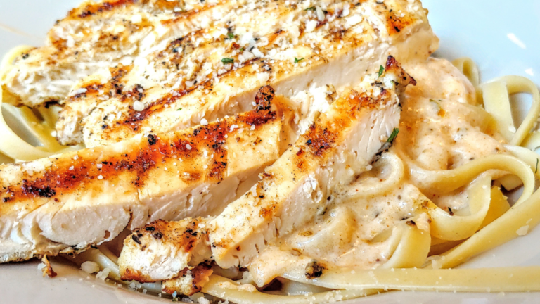 baked chicken fettuccine alfredo