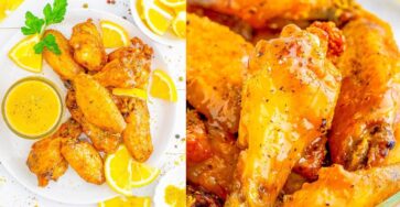 baked lemon pepper wings recipe