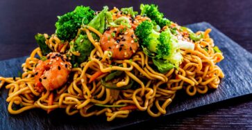 Cold Noodle Salad with Peanut Sauce