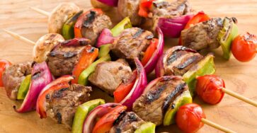 Grilled Chicken and Vegetable Kabobs