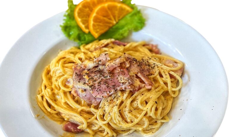 Healthy Carbonara Pasta
