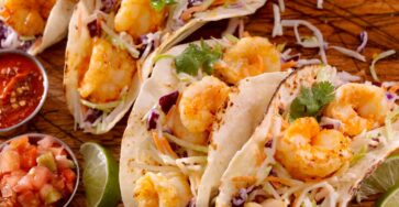Shrimp Tacos with Mango Salsa