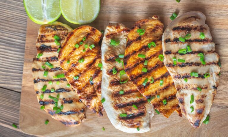 chicken breast on george foreman grill