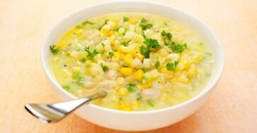 fresh summer corn chowder