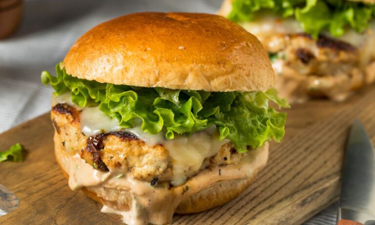 Grilled Chicken Burger Recipe