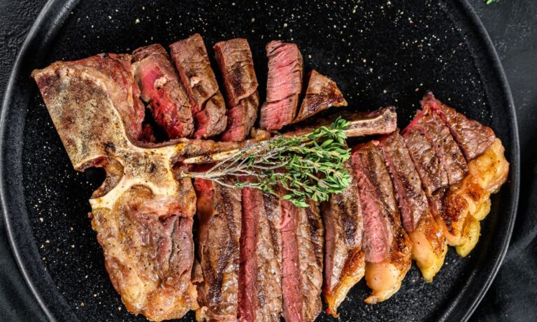 grilled porterhouse steak
