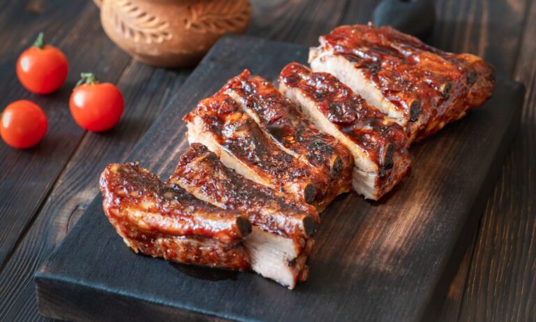 pork ribs on pellet grill