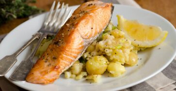 salmon on blackstone griddle