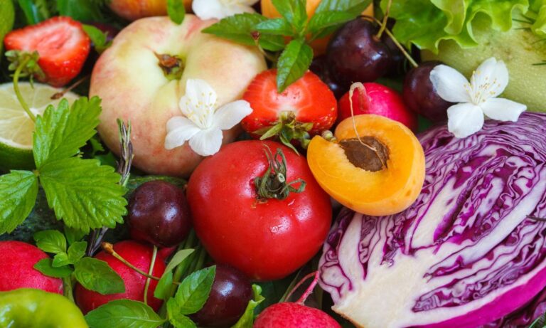 summer fruits and vegetables